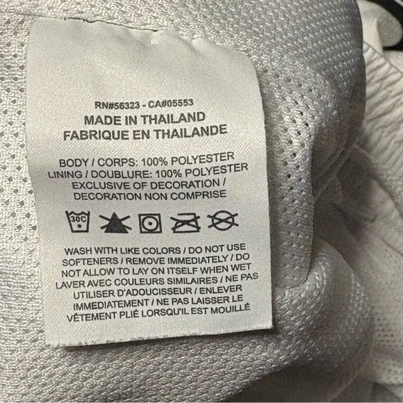 Nike Men’s Fly White Shorts with Black Stripes Size XL - Picture 10 of 12